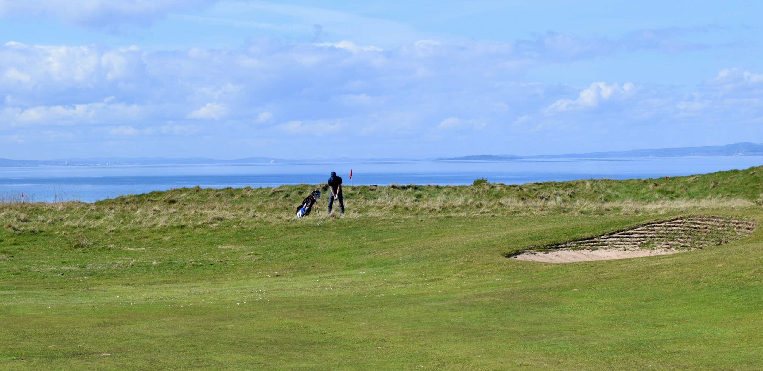 A postcard from Gullane No. 2 and Lundin Golf Club